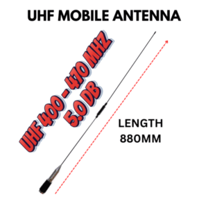 UHF mobile antenna 5dBi 440 470MHz PL-259 vehicle whip UHF CB NZ – AET Parts