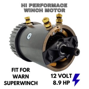 8.9HP 12V winch motor upgrade Warn XD9000 M8274 9.5XP Superwinch Ramsey NZ – AET Parts