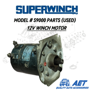 Superwinch S9000 12 volt replacement motor used tested NZ – AET Parts
