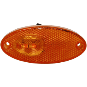 Amber oval LED side marker clearance light motorhome caravan RV NZ – AET Parts